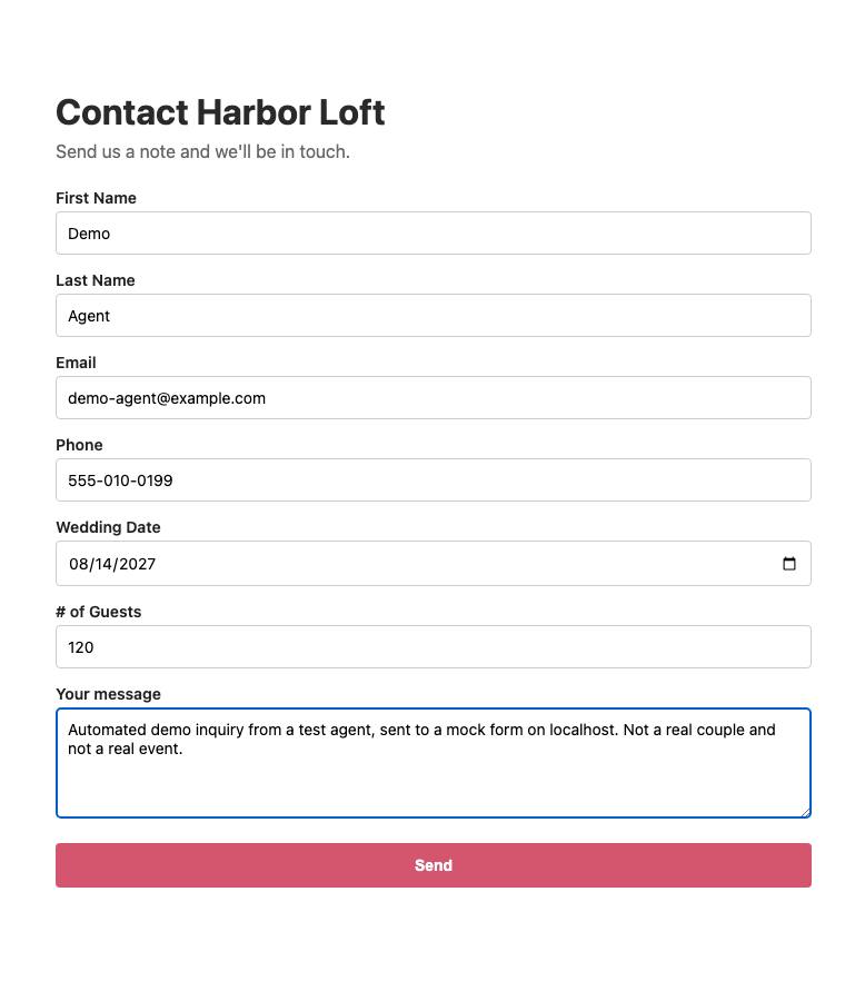 Harbor Loft, step 12: Ready to submit